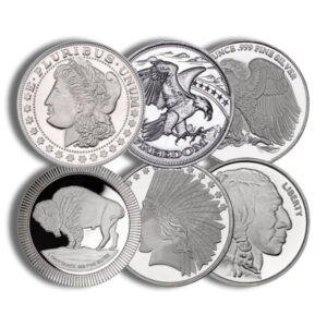 1 oz Silver Round - Design Varies (IRA Eligible)