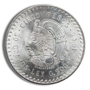 Mexico Silver 5 Pesos Cuauhtemoc (1947-1948)
